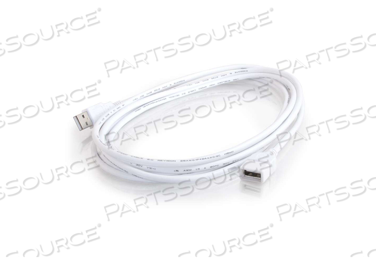 3.3FT USB 2.0 A MALE - A FEMALE EXTENSION CABLE - WHITE by Legrand AV (C2G)