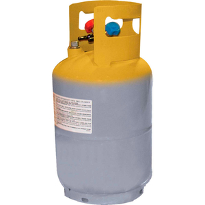 30 LB. D.O.T. REFRIGERANT RECOVERY TANK WITHOUT FLOAT SWITCH 1/4" FL-M by Mastercool