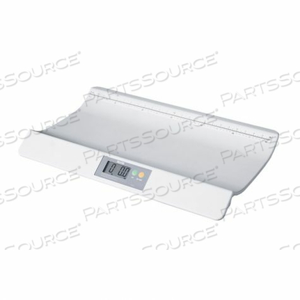 40LB WHITE 5 DIGIT SINGLE LINE LCD 4A BATTERY 3-1/2 X 15-1/2 X 25IN PEDIATRIC SCALE by Tanita Corporation of America, Inc.