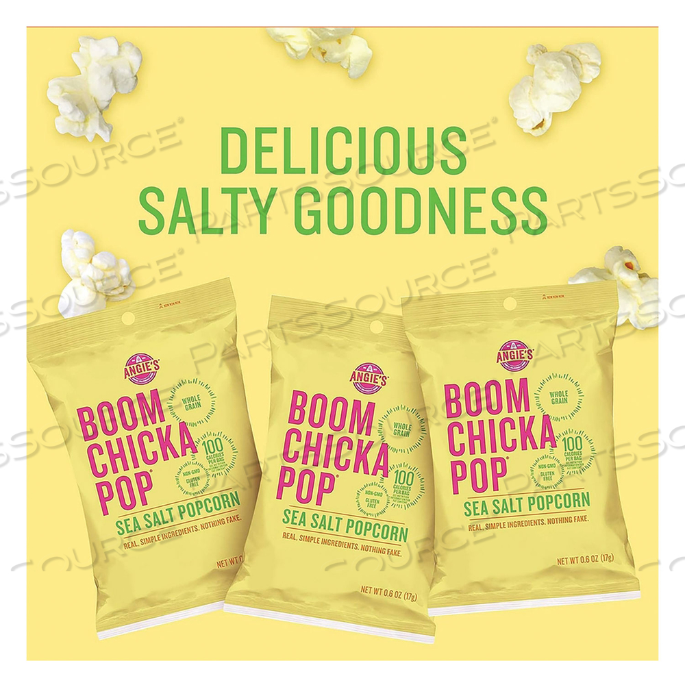 BOOMCHICKAPOP POPCORN, 0.6 OZ BAG by Angies Boomchickapop BOOMCHICKAPOP POPCORN, 0.6 OZ BAG by Angies Boomchickapop