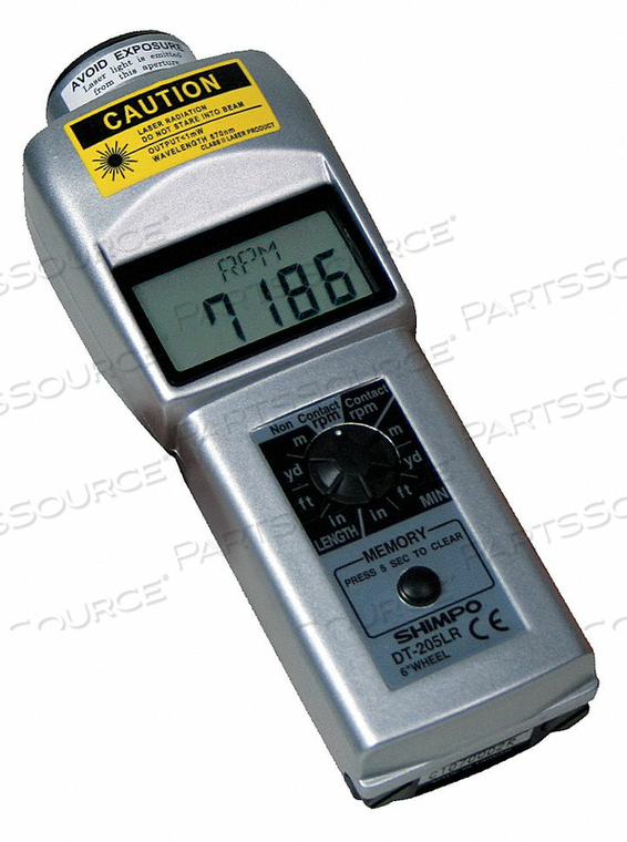 TACHOMETER 6 TO 99 999 RPM by Shimpo Drives, Inc TACHOMETER 6 TO 99 999 RPM by Shimpo Drives, Inc