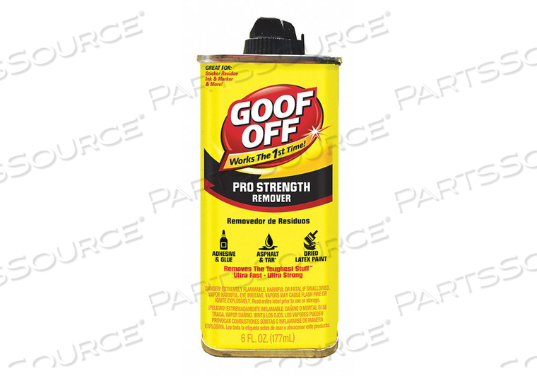 PROFESSIONAL STRENGTH REMOVER CAN 6 OZ. by Goof Off PROFESSIONAL STRENGTH REMOVER CAN 6 OZ. by Goof Off