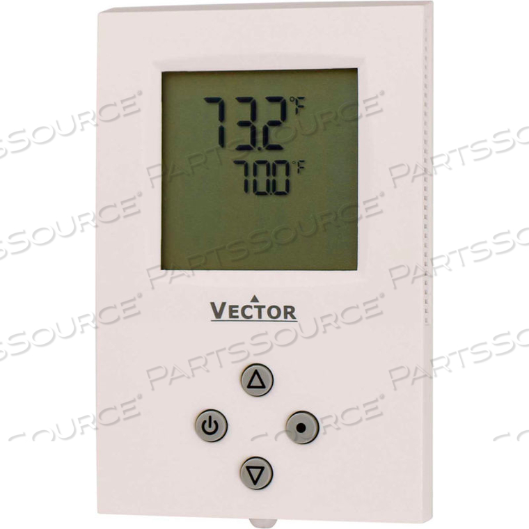 DIGITAL MODULATING THERMOSTAT 1 HEAT AND COOL 4-PIPE SYSTEM 24V AC 