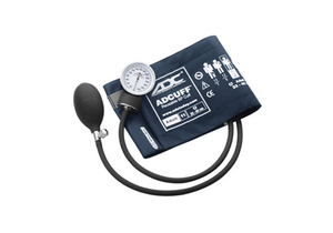 POCKET ANEROID SPHYGMOMANOMETER, +/-3 MM HG AT 50 DEG F, NYLON CUFF, NAVY BLUE, INFANT PATIENT, 7 CUFF, 9 TO 14 CM CUFF, ARM TARGET by American Diagnostic Corporation (ADC)