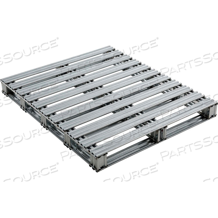 GALVANIZED STEEL PALLET - 48"L X 40"W X 4-3/4"H by Beijing Yamei -Tianjin GALVANIZED STEEL PALLET - 48"L X 40"W X 4-3/4"H by Beijing Yamei -Tianjin
