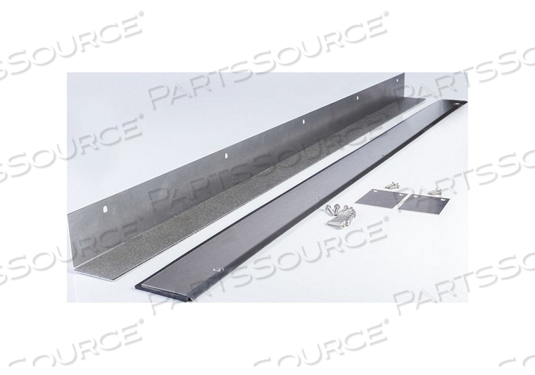 DOOR BOTTOM BRUSHED SS 1/4 INSERT SIZE by National Guard Products DOOR BOTTOM BRUSHED SS 1/4 INSERT SIZE by National Guard Products