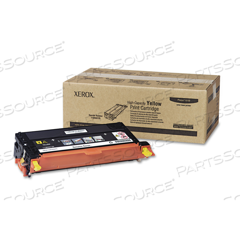 TONER CARTRIDGE, REPLACEMENT FOR XEROX PHASER 6180, XEROX PHASER 6180DN, XEROX PHASER 6180MFP, XEROX PHASER 6180N 