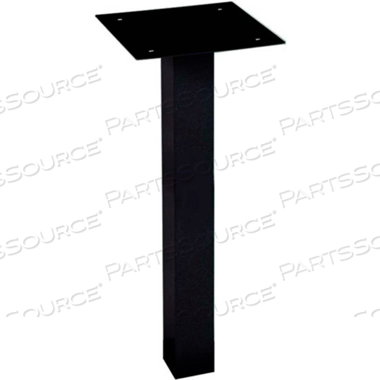 TOP MOUNT/IN GROUND POST FOR PARCEL PROTECTOR VAULT (DVU0050) DVU0050PI - BLACK by Dvault Company