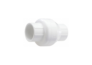 SWING CHECK VALVE PVC 1/2 SOCKET by Nds