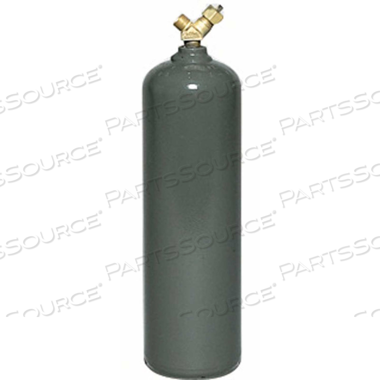 TURBOTORCH AC-MC ACETYLENE TANK, 10 CUBIC FEET, CYLINDER, DARK GRAY, CGA-200, 6.5"DIA., EMPTY 