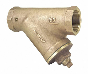 Y STRAINER 304 SS 1-1/2 THREADED FIBER by Keckley