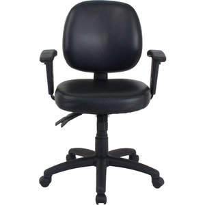 INTERION 24/7 ANTIMICROBIAL TASK CHAIR - VINYL - MID BACK - BLACK by Global Seating Solutions LLC INTERION 24/7 ANTIMICROBIAL TASK CHAIR - VINYL - MID BACK - BLACK by Global Seating Solutions LLC
