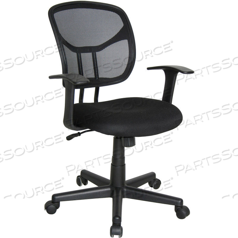 ESSENTIALS COMPUTER AND TASK CHAIR, BLACK 