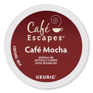 CAFE ESCAPES MOCHA K-CUPS, 24/BOX by Cafe Escapes