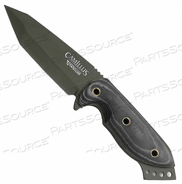 FIXED BLADE KNIFE FINE DROP POINT 3-3/4 