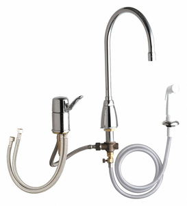 SINGLE LEVER HOT AND COLD WATER by Chicago Faucets