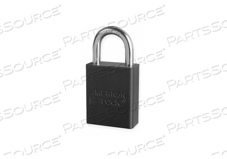 D1917 LOCKOUT PADLOCK KA BLACK 1-7/8 H by American Lock D1917 LOCKOUT PADLOCK KA BLACK 1-7/8 H by American Lock