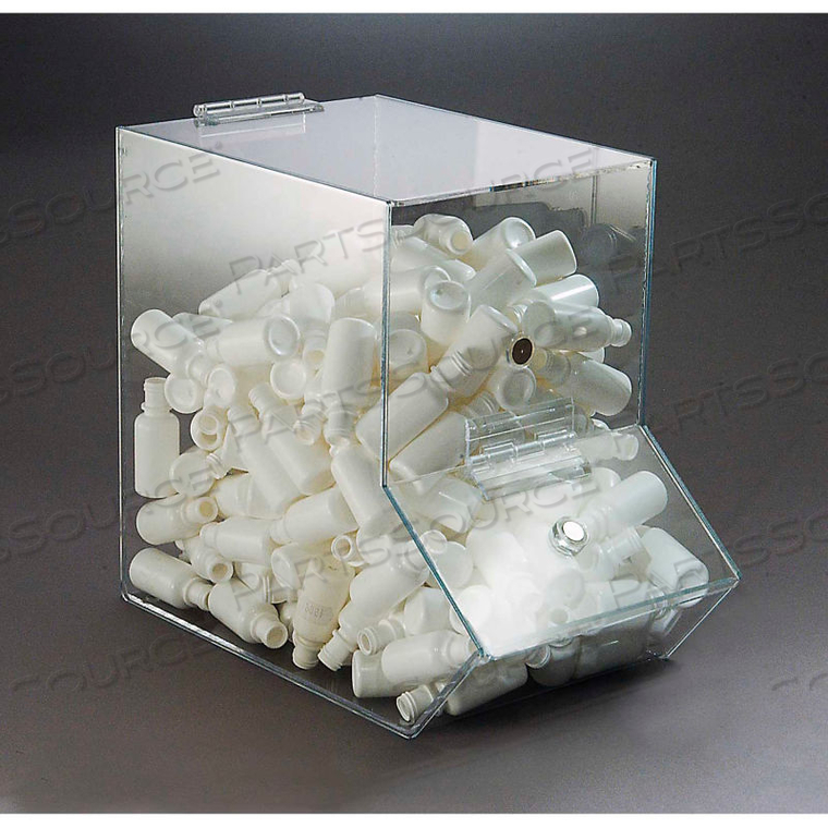 DISPENSING BIN CLEAR 7-1/4 IN W by Ftr Enterprises DISPENSING BIN CLEAR 7-1/4 IN W by Ftr Enterprises