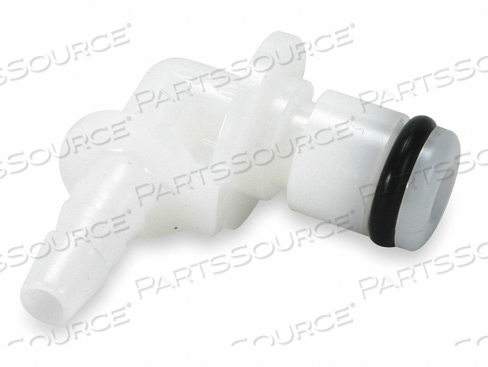 1/8 HOSE BARB NON-VALVED ELBOW ACETAL COUPLING INSERT by Colder Products Company