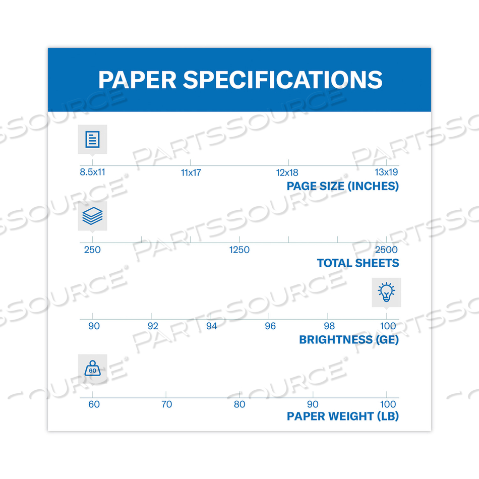 PREMIUM COLOR COPY COVER, 100 BRIGHT, 60 LB COVER WEIGHT, 8.5 X 11 by Hammermill PREMIUM COLOR COPY COVER, 100 BRIGHT, 60 LB COVER WEIGHT, 8.5 X 11 by Hammermill