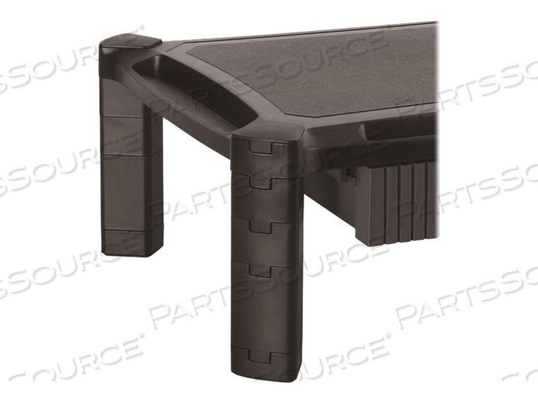 FREE UP DESK SPACE AND WORK IN GREATER COMFORT W/ THIS ADJUSTABLE MONITOR STAND by StarTech.com Ltd.