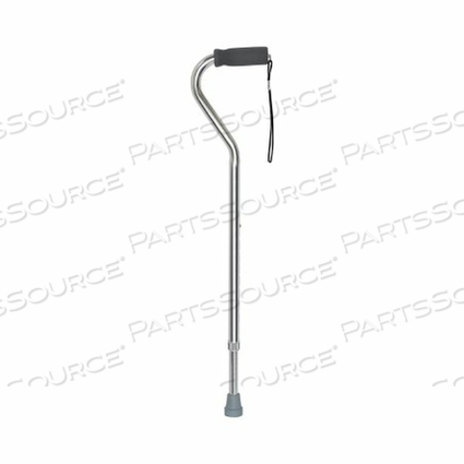 OFFSET CANE, ALUMINUM, 30 - 39 IN., ADJUSTABLE, SILVER by McKesson