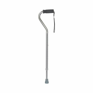 OFFSET CANE, ALUMINUM, 30 - 39 IN., ADJUSTABLE, SILVER by McKesson