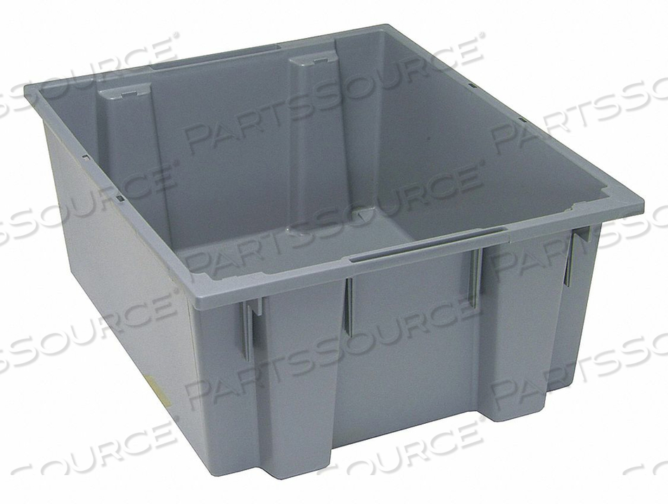 E1883 NEST AND STACK CONTAINER 23-1/2 IN GRAY by Quantum Storage Systems E1883 NEST AND STACK CONTAINER 23-1/2 IN GRAY by Quantum Storage Systems