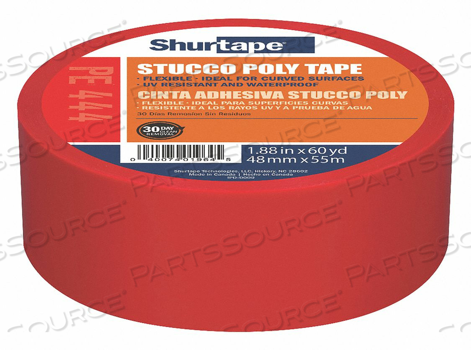 FILM TAPE POLYETHYLENE RED 48MM X 55M by Shurtape FILM TAPE POLYETHYLENE RED 48MM X 55M by Shurtape