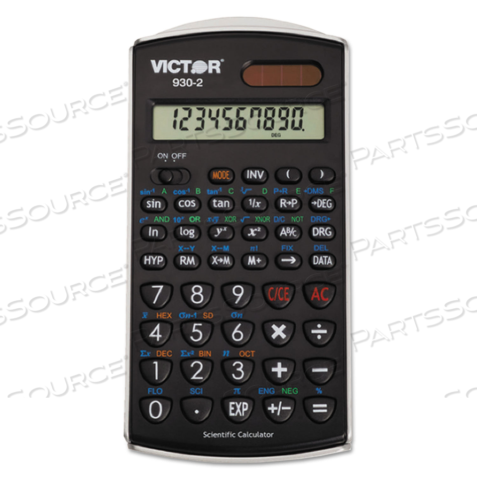 930-2 SCIENTIFIC CALCULATOR, 10-DIGIT LCD 