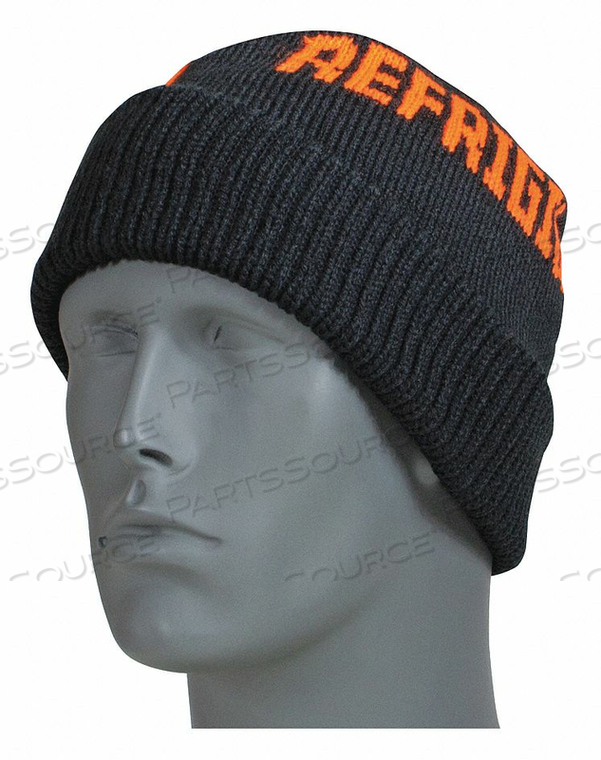 REFRIGIWEAR WATCH CAP, BLACK WITH LOGO by RefrigiWear