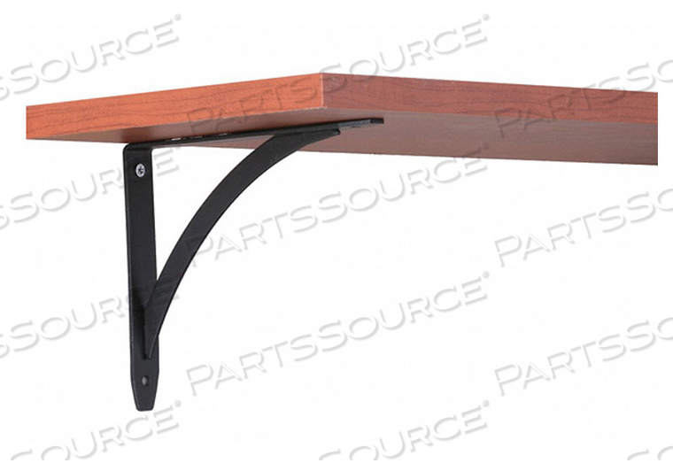 SHELF BRACKET BLACK 7-1/4 L X 9-3/4 H by John Sterling SHELF BRACKET BLACK 7-1/4 L X 9-3/4 H by John Sterling