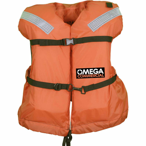 COMMERCIAL OFFSHORE LIFE VEST, TYPE I, ORANGE, YOUTH by Flowt