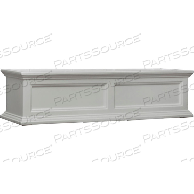 FAIRFIELD 4-FT. WINDOW BOX PLANTER, WHITE by Mayne Mail Post Inc FAIRFIELD 4-FT. WINDOW BOX PLANTER, WHITE by Mayne Mail Post Inc