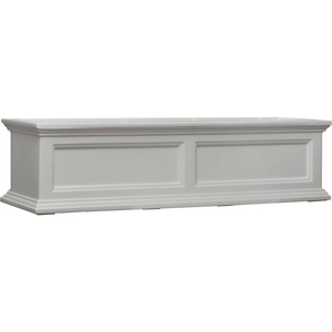 FAIRFIELD 4-FT. WINDOW BOX PLANTER, WHITE by Mayne Mail Post Inc