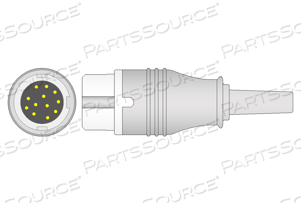 2.7M 5 LEAD ECG TRUNK CABLE 