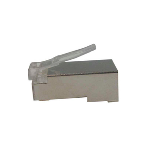 VERTICAL CABLE CAT5E SHIELDED PLUG FOR ROUND SOLID/STRANDED CABLE, 100/PACK by Chiptech, Inc Dba Vertical Cable