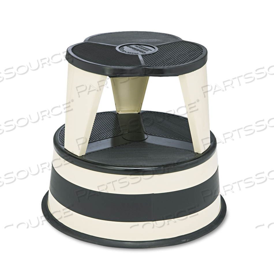 KIK-STEP STEEL STEP STOOL, 2-STEP, 350 LB CAPACITY, 16" DIAMETER X 14.25"H, SAND by Cramer
