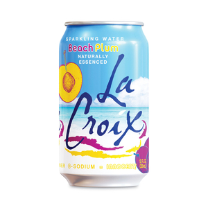 SPARKLING WATER, BEACH PLUM, 12 OZ CAN, 12 CANS/PACK, 2 PACKS/CARTON by LaCroix