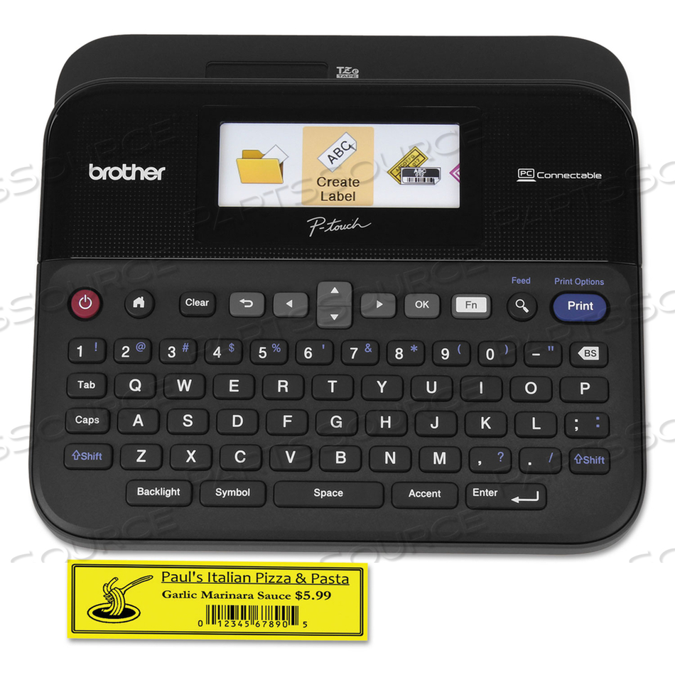 PC-CONNECTABLE LABEL PRINTER WITH COLOR DISPLAY by Brother PC-CONNECTABLE LABEL PRINTER WITH COLOR DISPLAY by Brother