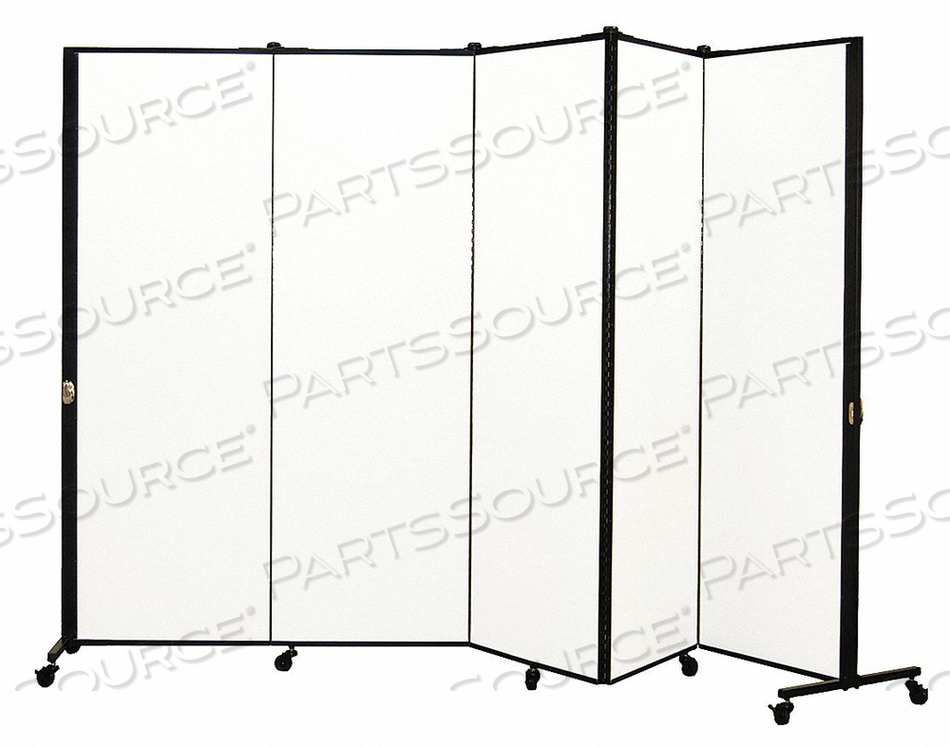 HEALTHFLEX PORTABLE MEDICAL PRIVACY SCREEN, 5-PANEL, VINYL ICE by Screenflex HEALTHFLEX PORTABLE MEDICAL PRIVACY SCREEN, 5-PANEL, VINYL ICE by Screenflex