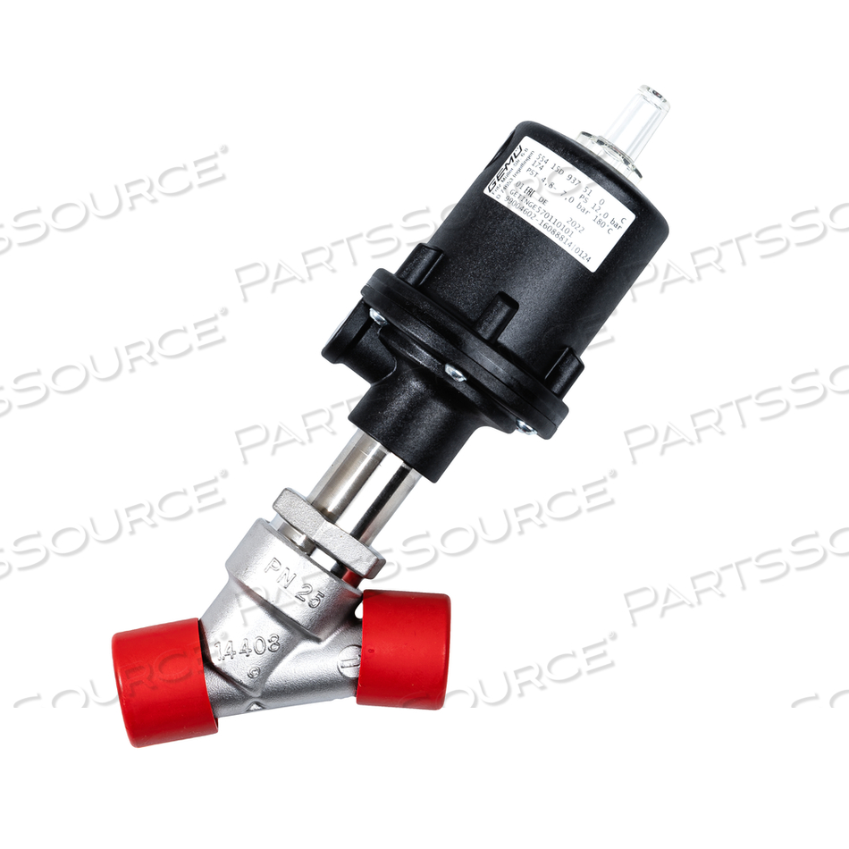 3/4IN STAINLESS STEEL 2-WAY PNEUMATIC PSITON GLOBE VALVE by Getinge USA Sales, LLC