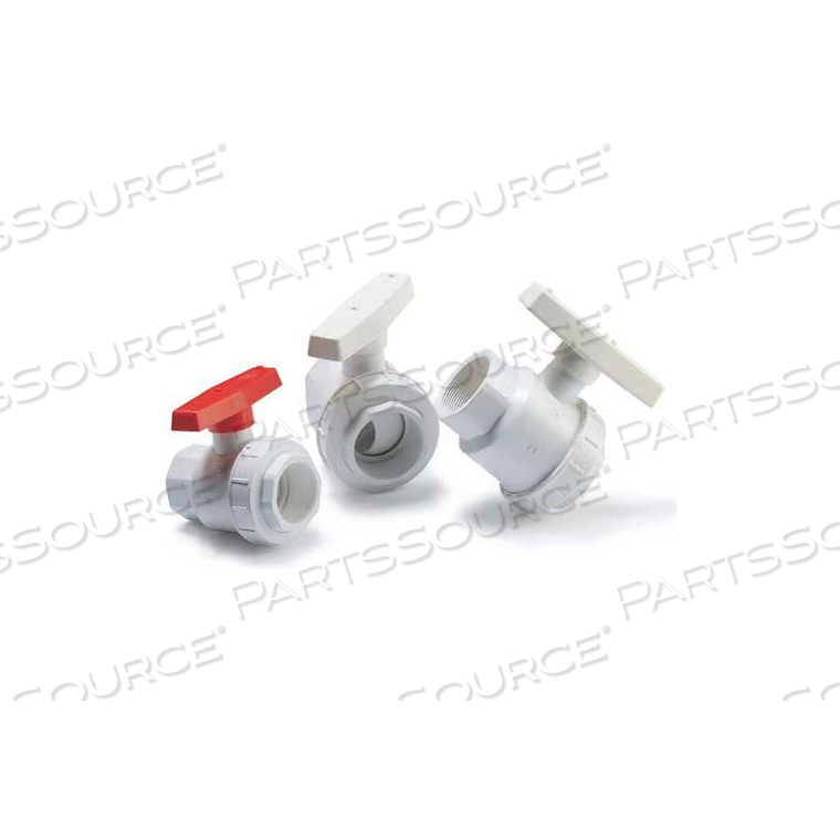 P200SUS-1-1/2 BALL VALVE, SINGLE UNION, EPDM, SCHD 80, SOCKET, 1-1/2", PVC by American Valve Inc. P200SUS-1-1/2 BALL VALVE, SINGLE UNION, EPDM, SCHD 80, SOCKET, 1-1/2", PVC by American Valve Inc.