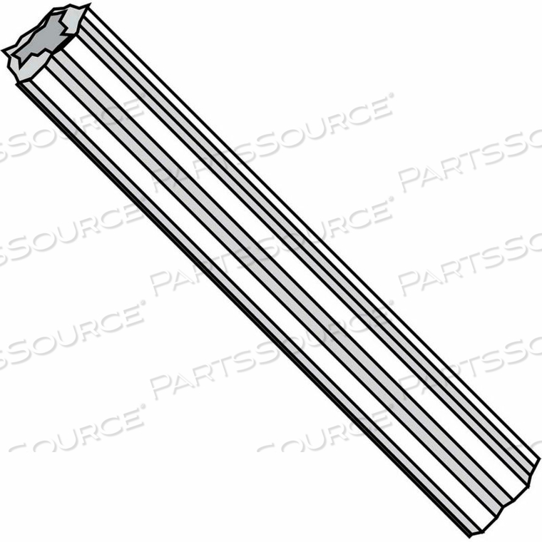 10-12X1 FLUTED PLASTIC ANCHOR DUCTILE PLASTIC, PKG OF 1000 by Kanebridge Corporation