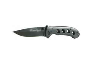 FOLDING KNIFE DROP POINT 3-1/4 IN GREY by Smith & Wesson FOLDING KNIFE DROP POINT 3-1/4 IN GREY by Smith & Wesson