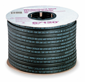 CUT-TO-L ELCT HEATING CABLE 250FT L 120V by Raychem