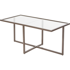 LINEA SMALL NESTING TABLE, STATUARY BRONZE by Econoco