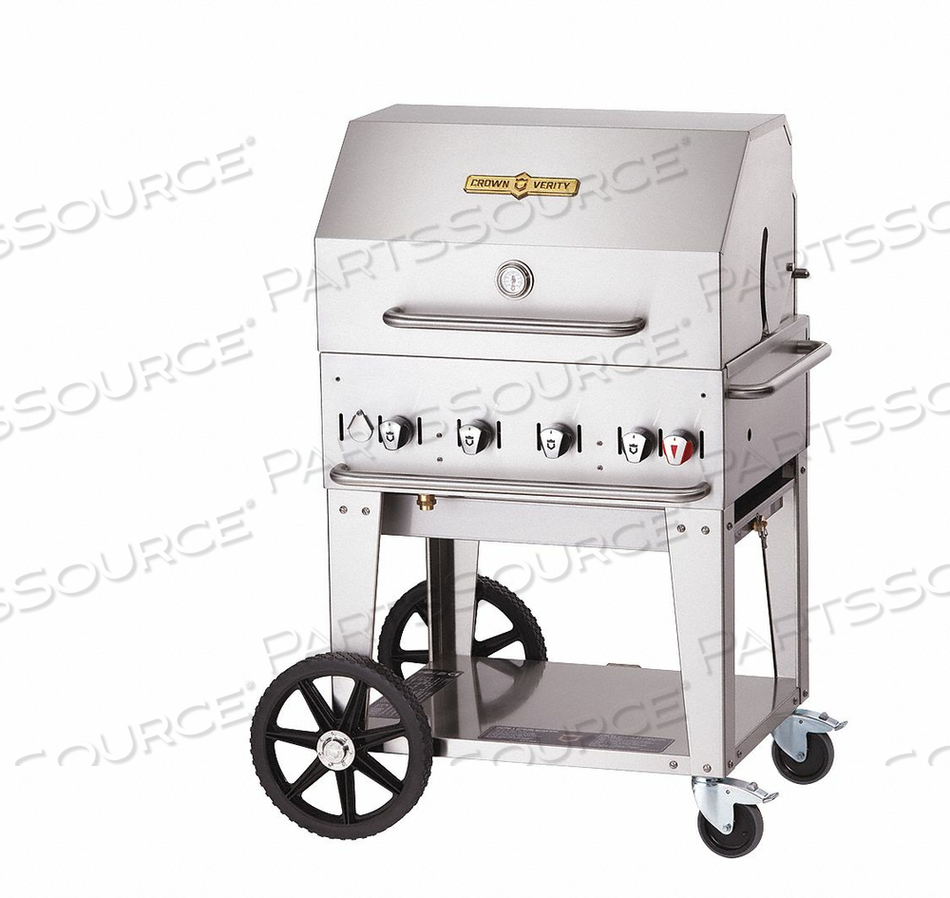GAS GRILL LP BTUH 64500 by Crown Verity GAS GRILL LP BTUH 64500 by Crown Verity