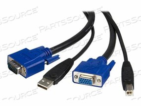 CONNECT VGA AND USB-EQUIPPED COMPUTERS TO A KVM SWITCH USING A SINGLE CABLE - 6F by StarTech.com Ltd. CONNECT VGA AND USB-EQUIPPED COMPUTERS TO A KVM SWITCH USING A SINGLE CABLE - 6F by StarTech.com Ltd.