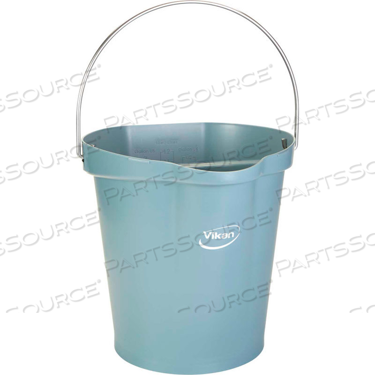 VIKAN 3 GALLON BUCKET, GRAY by Vikan